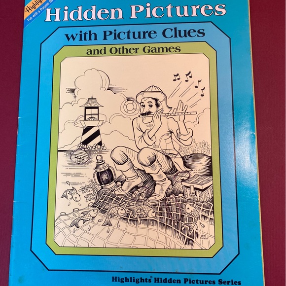 Vintage 1981 Highlights Hidden Pictures Series Lot of 5 Activity Books - Picture 6 of 7
